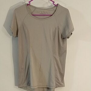 Head Athletic tee Gray breathable material short sleeve Small